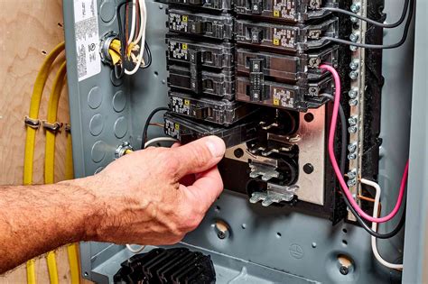 how to instal a breaker in an electrical box|replacing breaker box.